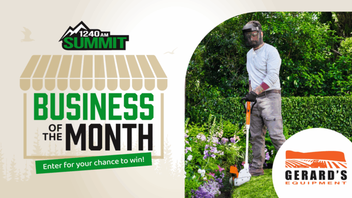 CJOR Business of the Month Gerard's Equipment contest banner