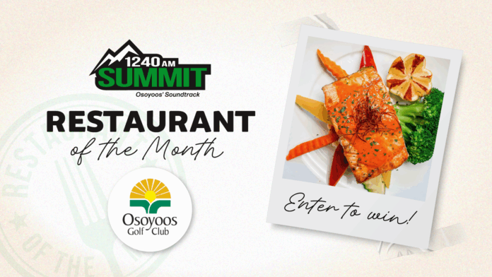CJOR Restaurant of the Month - Greenside Bar & Grill at Osoyoos Golf Club