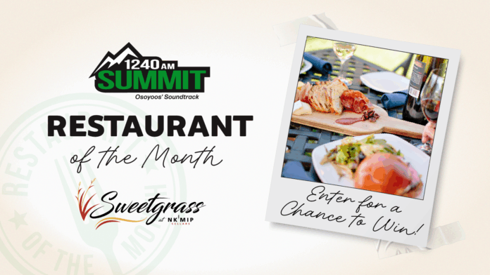 Summit 1240 ROTM Sweetgrass at Nk Mip Cellar contest banner